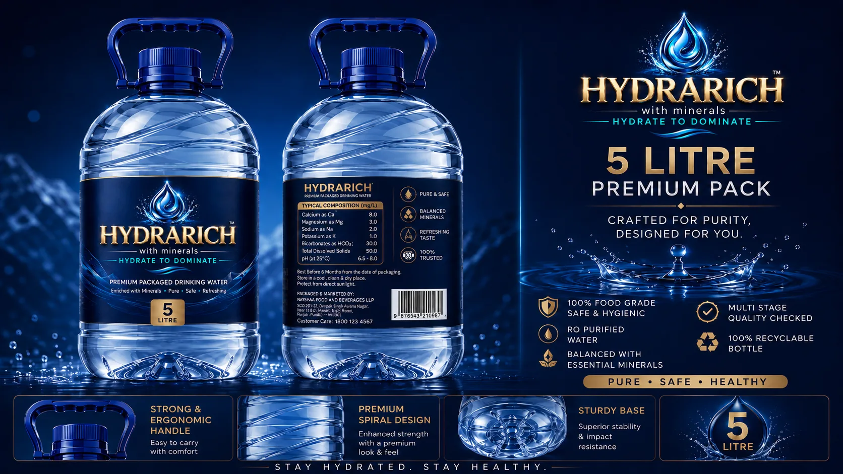 HYDRARICH 5 litre premium pack